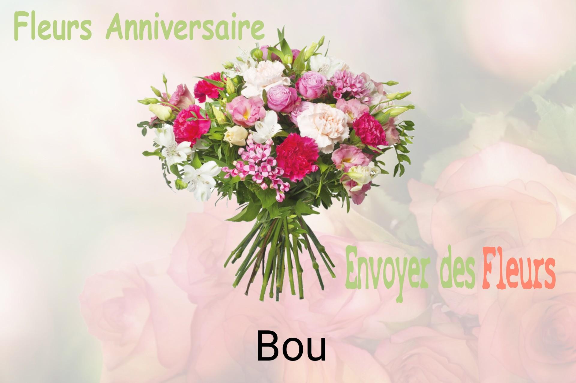Bouquet de fleurs d’anniversaire livré à Bou